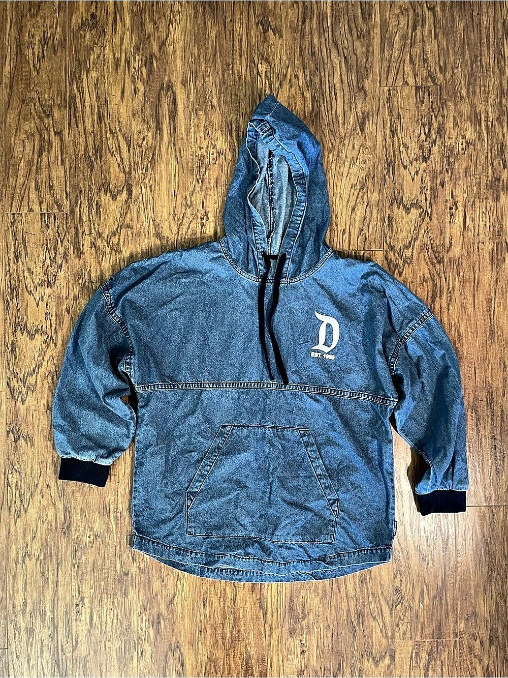 Disney Disneyland Resort Denim Spirit jersey hoodie womens